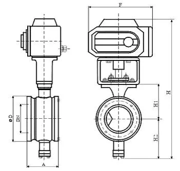 AC220V กระแสเล็กสแตนเลสเหล็กไฟฟ้าการกํากับบอลวาล์ว 1
