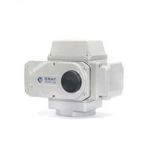 HVAC Valve Alloy Quick Open Electric Actuator 20nm - 2000nm พร้อม PPD DDS