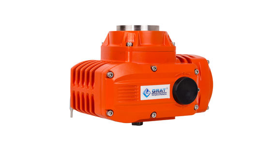 เครื่องขับเคลื่อนไฟฟ้าหลายรอบ 4-20mA/0-10V ระยะความเร็วสําหรับระบบอัตโนมัติวาล์ว