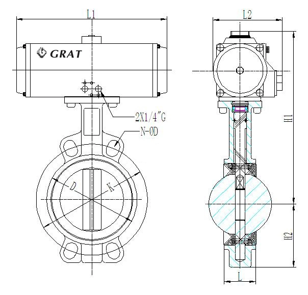 UPVC ระบบควบคุมการไหลของน้ํา ปั๊มวาล์วกระพริบ DN100 4 นิ้ว 0