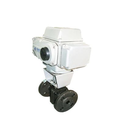 Dn100 Pn16 WCB แฟลนจ์ อิเล็กทรริค อุปกรณ์ดําเนินการกันระเบิดเหล็กไร้ขัด Exd II Bt4